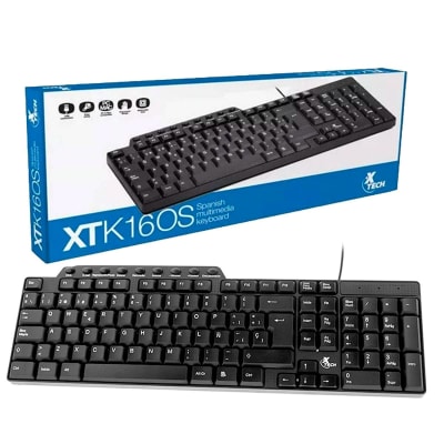 TECLADO ALAMBRICO EN ESPAÑOL/ USB  XTK16OS XTEXH