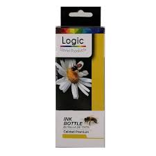 TINTA BOTELLA CANON GI 190 YELLOW ALTERNATIVA LOGIC