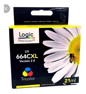 Tinta HP 664XL color alternativa Logic