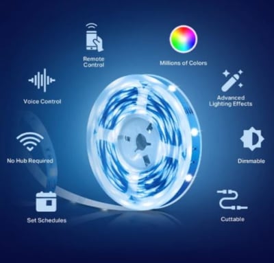 TIRA DE LUD LED 5 METROS WIFI FULL COLOR TAPO TP-LINK