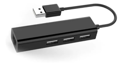 ADAPTADOR USB A RED Y HUB USB UTEK1