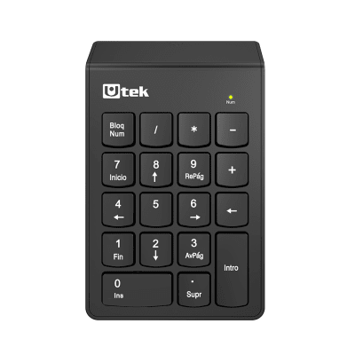 Teclado Numérico Inalámbrico 2.4 GHz / Mod. UT-KBN1200W1