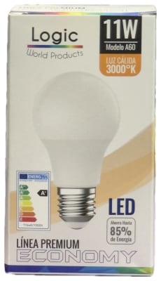 AMPOLLETA 11W LED LUZ CALIDA 3000K E27
