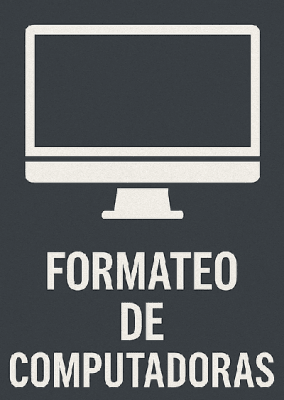 SERVICIO TECNICO NOTEBOOK/ PC FORMATEO SIN RESPALDO