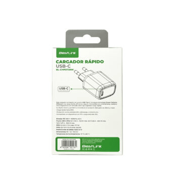 cargardor rapido usb-c 20w bestlink bl-chpd720w3