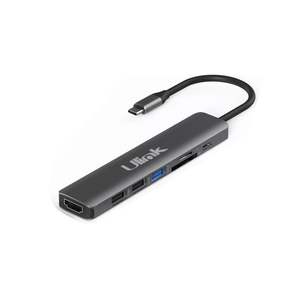 Adaptador Multifuncion Usb-C 7 En 1 UL-ADC701HRD Ulink2