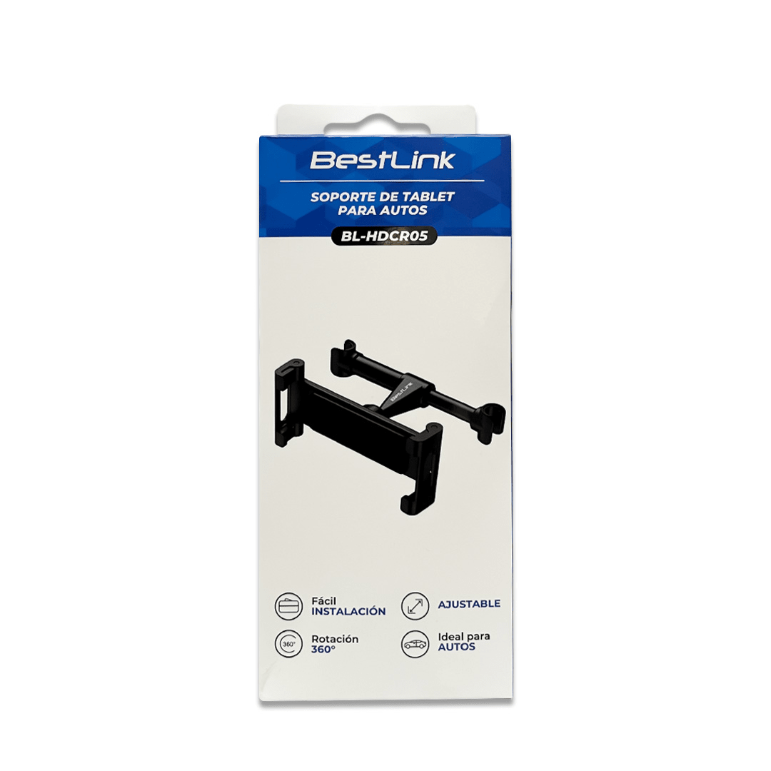 SOPORTE DE TABLET PARA AUTO AJUSTABLE 360° BESTLINK2