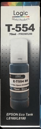 TINTA BOTELLA EPSON ALTERNATICA E-554 NEGRO 70ML 0