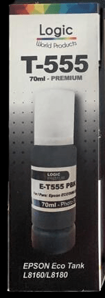 TINTA BOTELLA EPSON ALTERNATICA E-555 PBK 70ML 0