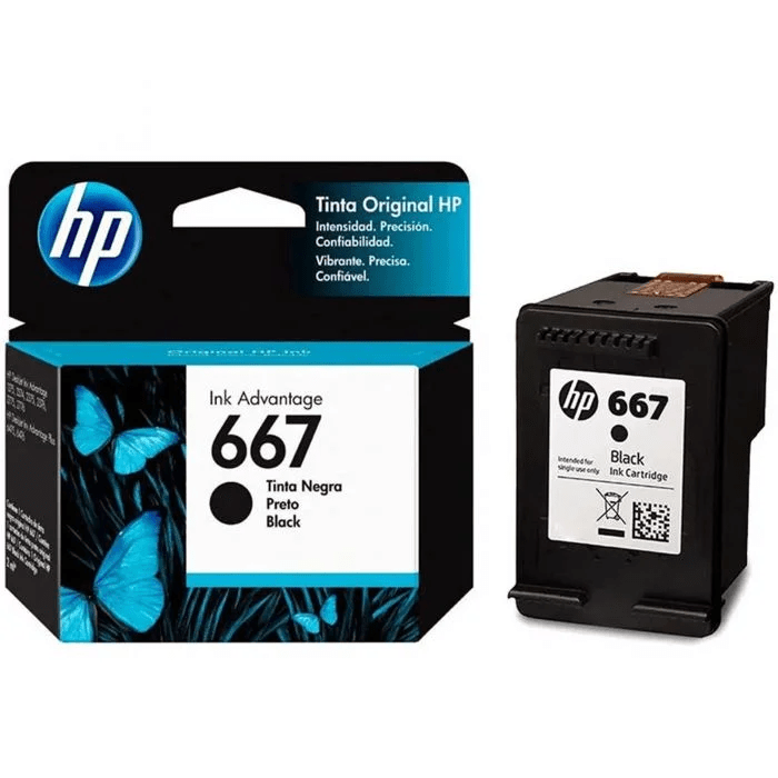 TINTA HP 667 NEGRO 2 ML ORIGINAL2