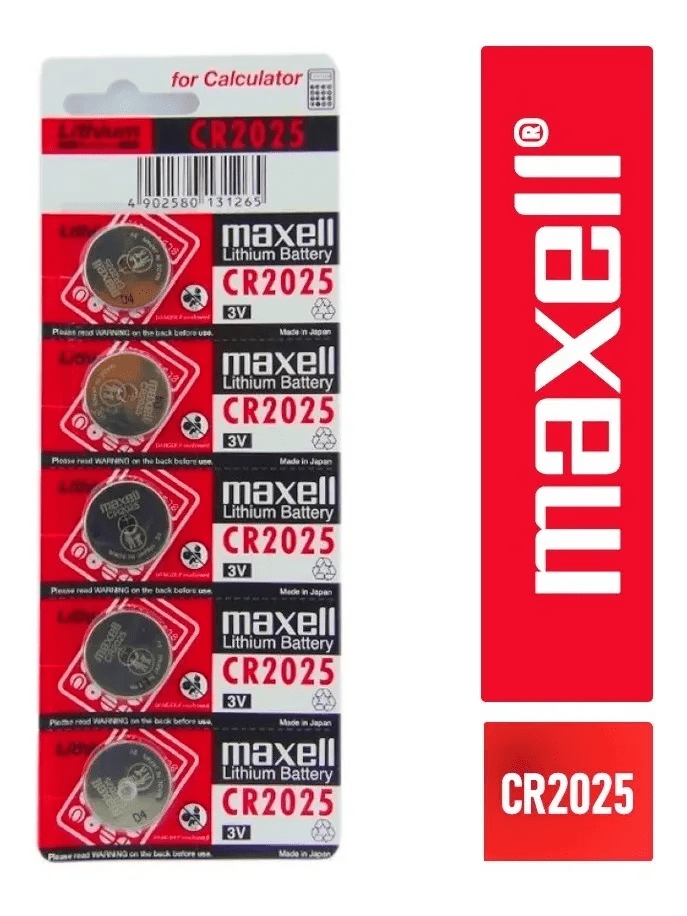 BATERIA CR2025 MAXELL DE 3V 1