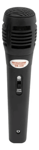 microfono alambrico karaoke sm-3381