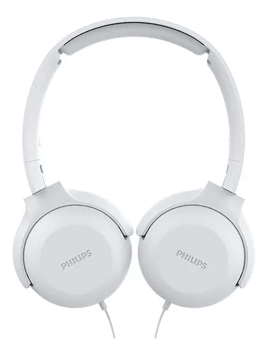 AUDIFONO ALAMBRICO CASCO CON MICROFONO JACK 3.5 MM 2000 SERIES BLANCOS PHILIPS TAUH201B2