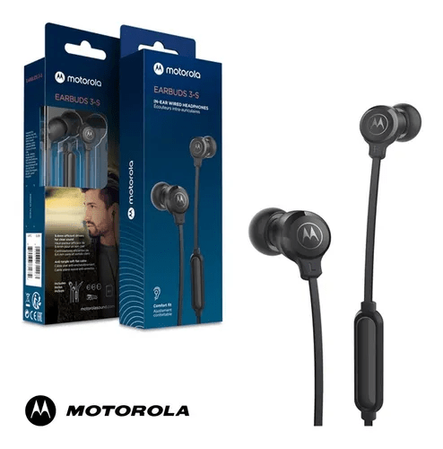 Motorola Earbuds 3-S - Auriculares con cable con micrófono2