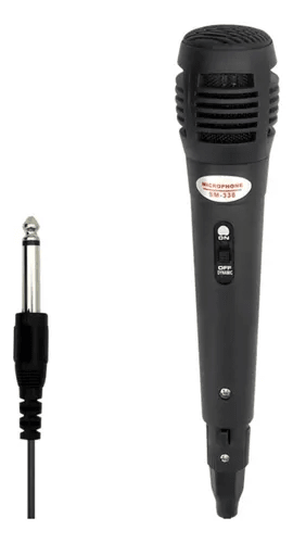 microfono alambrico karaoke sm-3383