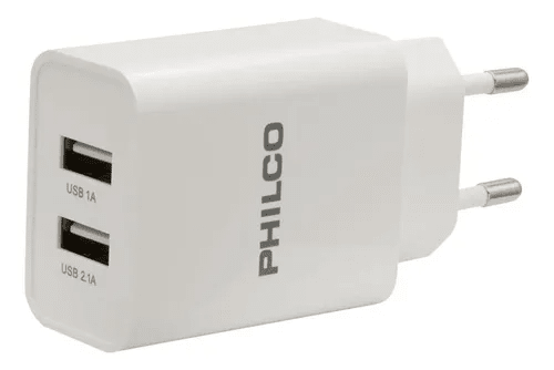 cargador  de celular  con cable tipo C carga rapida philco r21091