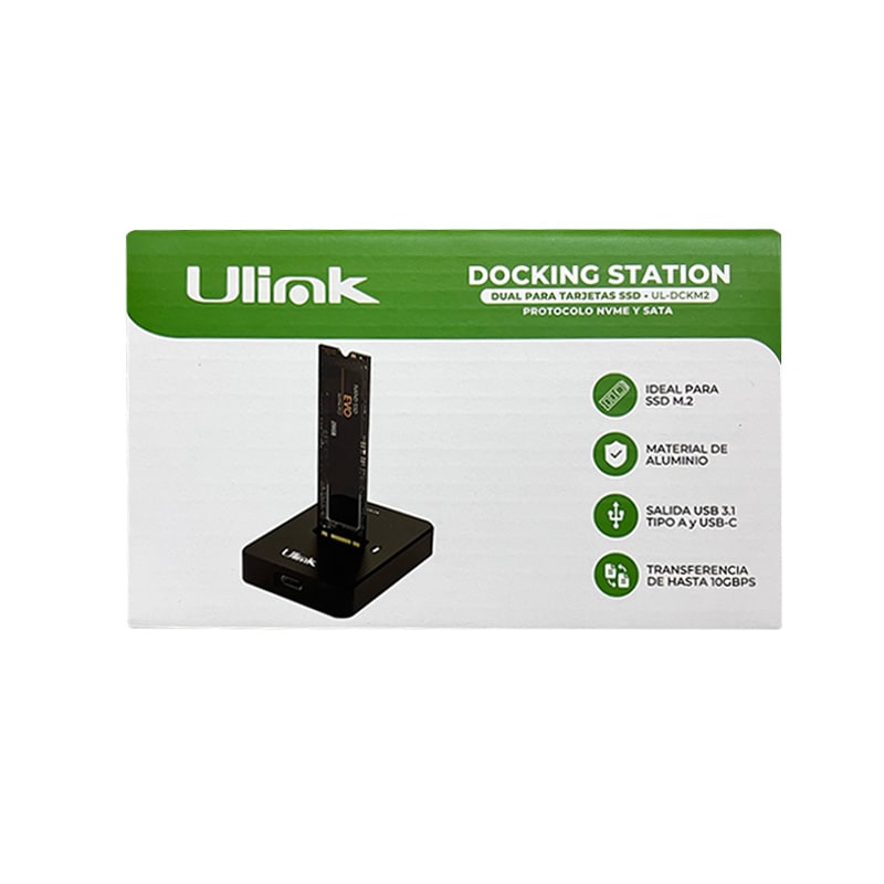 Docking Station Dual para Discos SSD (NVME/SATA) 0