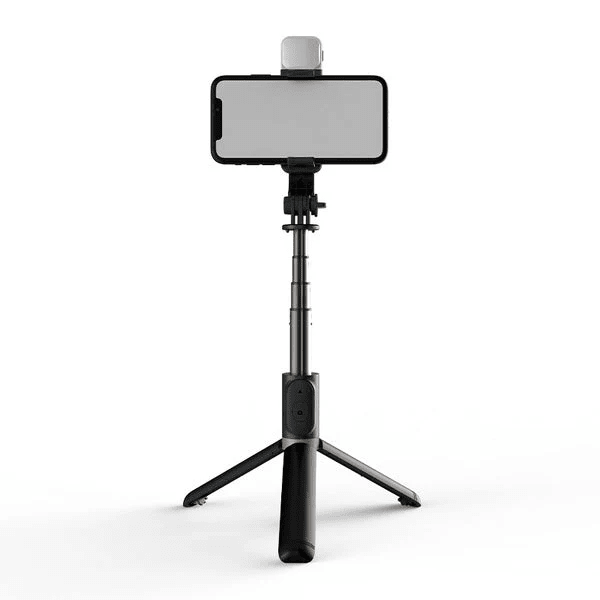 BASTON SELFIE CON LUZ LED 3 TONOS- CONTROL REMOTO- TRIPODE RECARGABLE DUSTED2