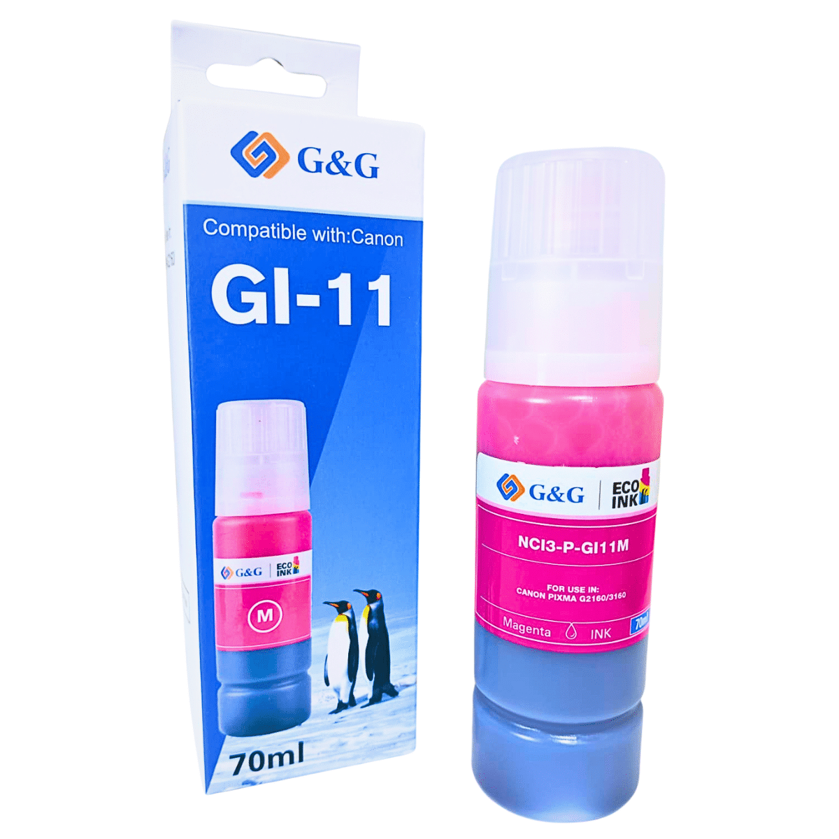 TINTA BOTELLA CANON 11 MAGENTA ALTERNATIVA GYG 0