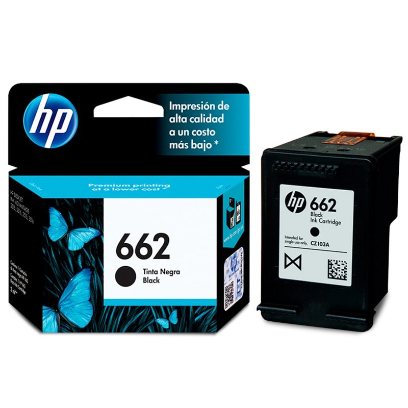 TINTA HP 662 NEGRO 2 ML ORIGINAL1