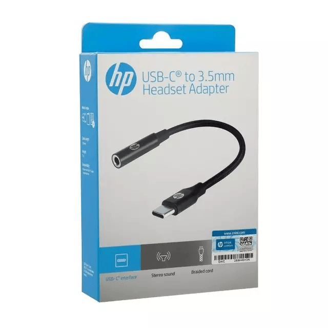 ADAPTADOR DE AUDIO CON ENTRADA C A 3.5MM HP DHC-TC1312