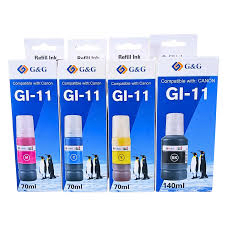 TINTA BOTELLA CANON 11 YELLOW ALTERNATIVA GYG2