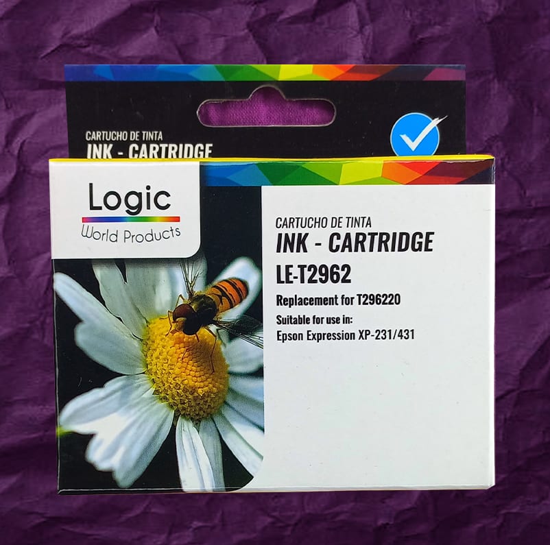 TINTA EPSON 2962 CYAN ALTERNATIVA LOGIC 1