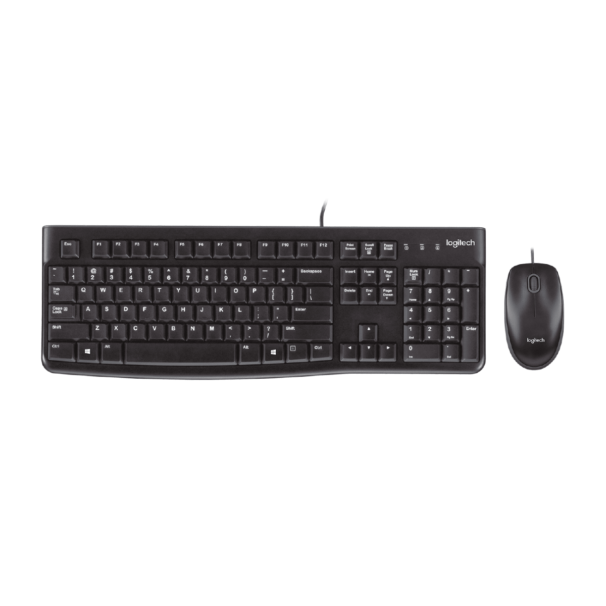 KIT TECLADO + MOUSE LOGITECH MK120 ESPAÑOL NEGRO 0