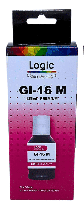 TINTA CANON GI 16 MAGENTA ALTERNATIVA LOGIC 0