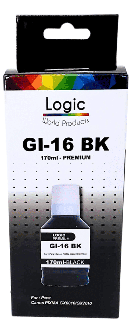 TINTA CANON GI 16 NEGRO ALTERNATIVA LOGIC 0