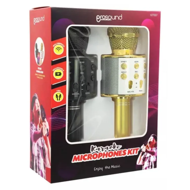 MICROFONO KARAOKE INALAMBRICO RECARGABLE 0