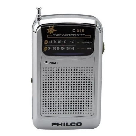 RADIO PORTATIL PHILCO AM/FM 6 HORAS DE AUTONOMIA IC-X152