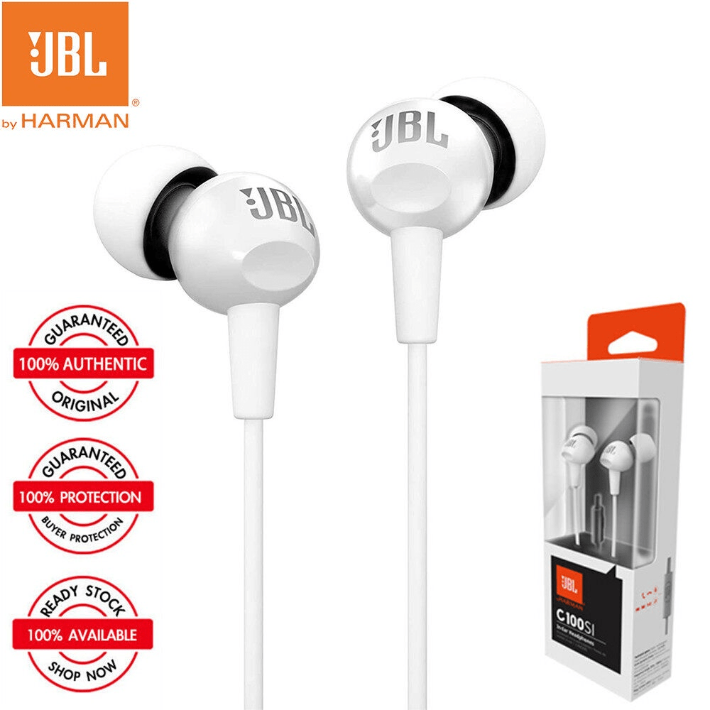 AUDIFONOS JBL C100SI BLANCOS 1