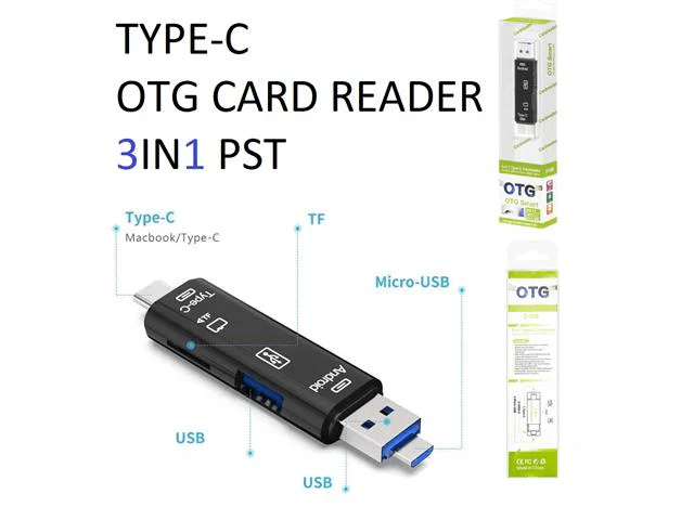 LECTOR DE TARJETA Y OTG TIPO C2
