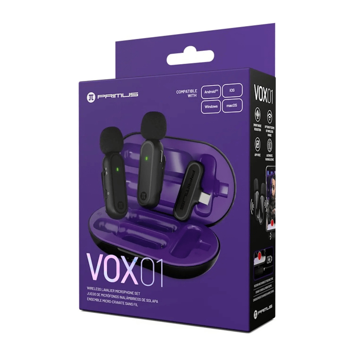 Micrófono Inalámbrico V0X01, USB Tipo C 1