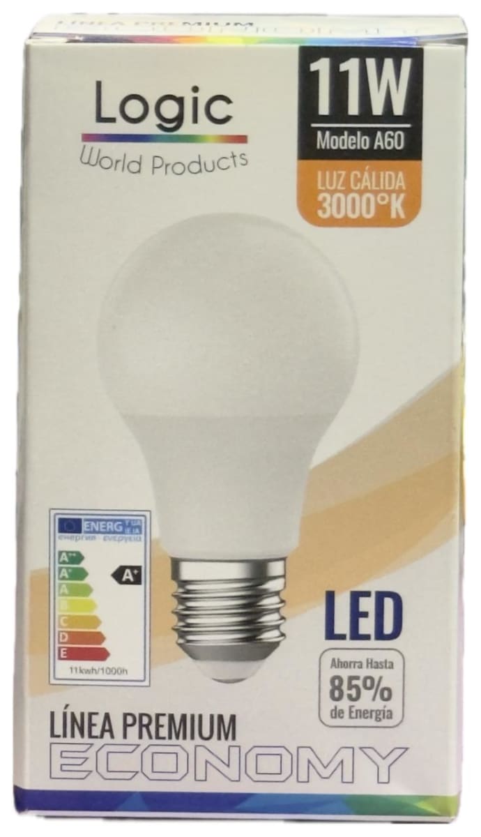 AMPOLLETA 11W LED LUZ CALIDA 3000K E27 0