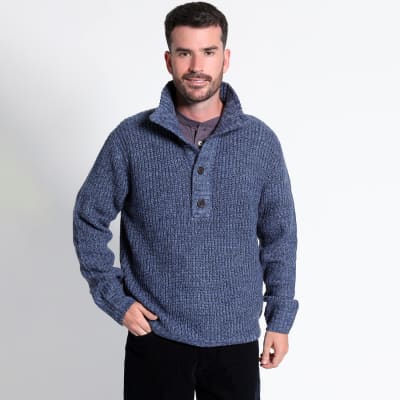 SWEATER BOTON TALLAS GRANDES (3XL y 4XL) I3129N080