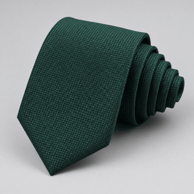 CORBATA SLIM TEXTURIZADA 6 CM VERDE OSCURO AC002N006