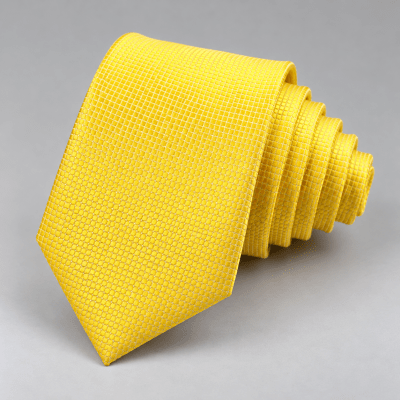 CORBATA SLIM TEXTURIZADA 6 CM AMARILLO AC002N007