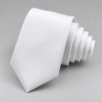 CORBATA SLIM TEXTURIZADA 6 CM BLANCO AC002N009