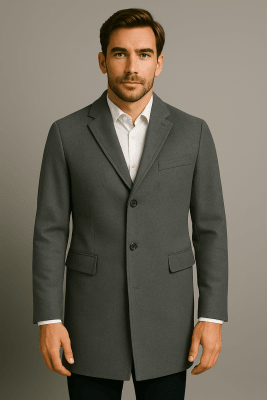 ABRIGO LARGO DE LANA I2300N004