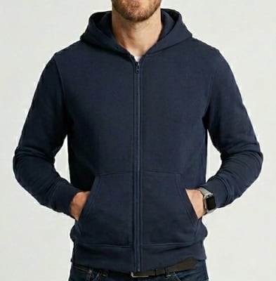 POLERON FULL ZIP TERMICO AZUL MARINO LI004N079