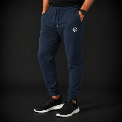 JOGGER FRANELA CARDADA AZUL MARINO LI000N079