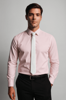 CAMISA DE VESTIR HOMBRE SLIM FIT ROSADA LI061N050