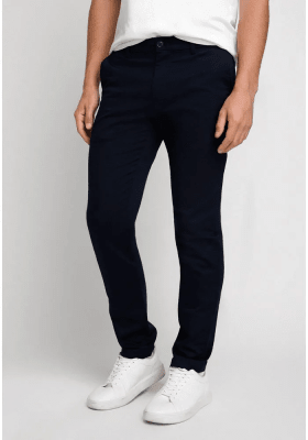 PANTALON CASUAL CHINO HOMBRE AZUL MARINO V6002N079