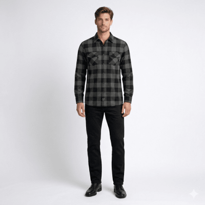 CAMISA MANGA LARGA LEÑADORA CARBON I6000N005