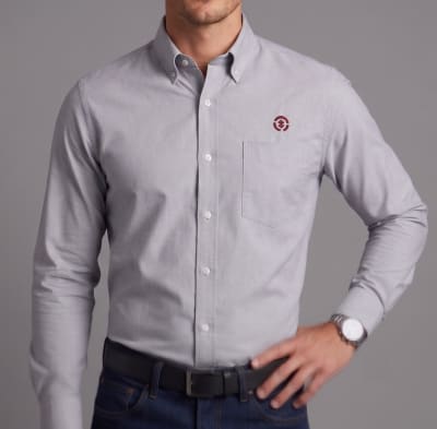CAMISA OXFORD OPOSTO GRIS I6001N003