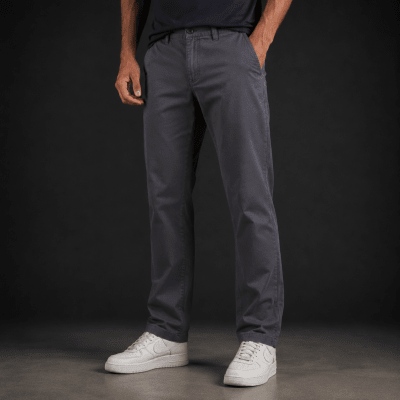 PANTALON CHINO GRIS I6000N004