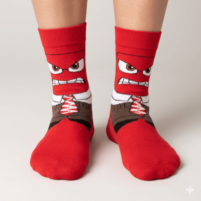 CALCETINES ANIMADOS PARA HOMBRE Y MUJER 