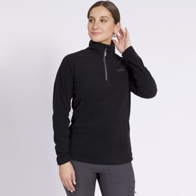 POLAR VALLE DE LA LUNA 1/4 CIERRE PARA MUJER NEGRO LI531N009